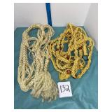 2 six feet long macrame plant hangers