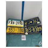 license plates lot