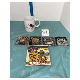 cat coasters cat rivet Hello Kitty mug