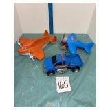 green toys fire plane and airplane & pick up truck