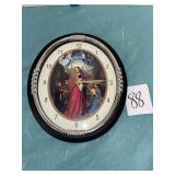 religious wall clock