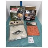 Coleman toaster mess kit folding stove camping lot