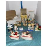 VTG big ear deer Christmas tree candles plus lot
