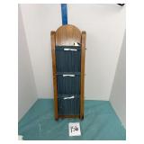 VTG wooden hanging mail sorter