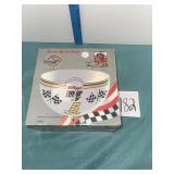 NOS racing clip on lamp shade