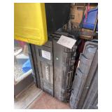 Husky Heavy-Duty Black Plastic Storage Container