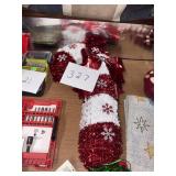 Large Glitter Tinsel Christmas Candy Cane Decorati