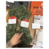 lot of Artificial Green Holiday Garland