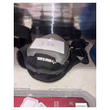 Husky Black and Gray Hard Cap Work Knee Pads (Pair