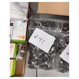 Lot of Metal Worm Gear Hose Clamps in Bags