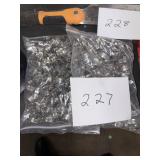 Lot of Metal Worm Gear Hose Clamps in Two Bags
