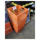 3 milk crates