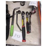 Assortment of Hand Tools: Ratchet Wrenches and Lug