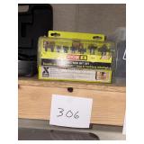 Ryobi 8-Piece Roundover Router Bit Set with Wing D
