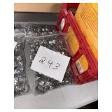 Lot of Metallic Adjustable Band Clamps in Bags