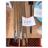 Assorted Spade and Auger Drill Bits with Extension