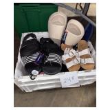 Lot of New With Tags Assorted Sandals and Slides