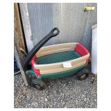 Multi-Color Plastic Kids or Utility Pull Wagon wit