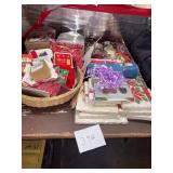Assorted Holiday & Gift Wrapping Supplies with Wic