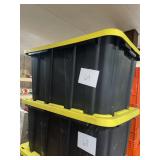 1 large empty tote with lid