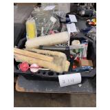 Assorted Painting and Cleaning Tools in Black Util