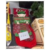 Christmas Elf Themed Stocking with 'Santa's Elves