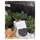 Lot of Assorted Holiday Decorations with Artificia
