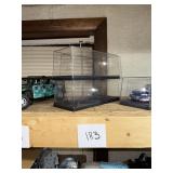 2 Clear Acrylic Display Cases