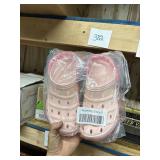 Light Pink Slip-On Clog Sandals - Size 37