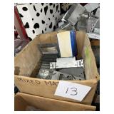 Assorted Metal Electrical Boxes and Plates