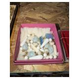 Vintage Pastel Blue and White Beaded Necklace