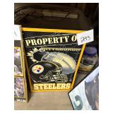 Pittsburgh Steelers Metal Wall Sign