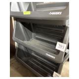 Husky Stackable Plastic Storage Bin Unit