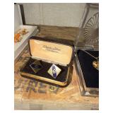 Christian Dior Diamond-Shape Cufflinks