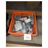 Assorted Electrical Conduit Fittings and Boxes