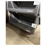 Husky Stackable Storage Bins, Set of Two