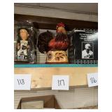 Decorative Ceramic Rooster Figurine