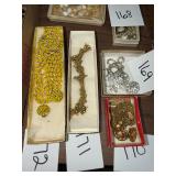 1 gold tone necklace boxed set