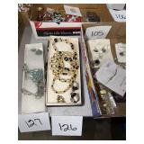 1 Vintage Faux Pearl & Bead Jewelry boxed set