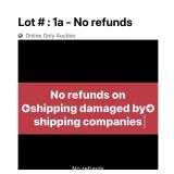 No Refunds