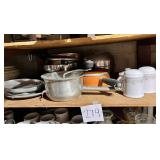 Vintage kitchenware pots