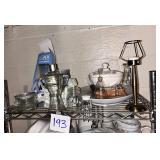 Vintage Decor and Glassware kitchen