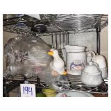 Ceramic Kitchenware and Decorative goose statue