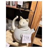 Ceramic Cat-Shaped Teapot
