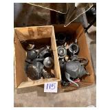 Collection of Assorted Metal Teapots and Vessels