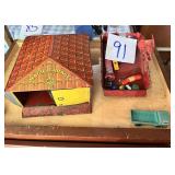 Vintage Marx Magic Garage and Toy Collection