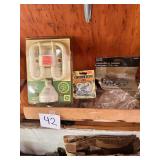 GE Bulb, Ceiling Hooks, and Mending Plates Set