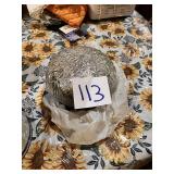 Vintage Starburst Pattern Glass Dome Light Shade
