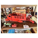 Vintage Schuco Studio 1050 Race Car and Toy Truck