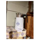 Vintage CorningWare Cornflower Percolator